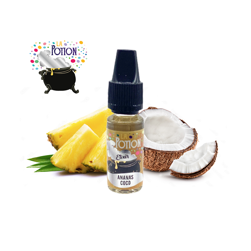 Ananas coco La Potion elixir, noix de coco, ananas