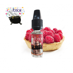 Tarte aux framboises La Potion, crème pâtissière, framboise