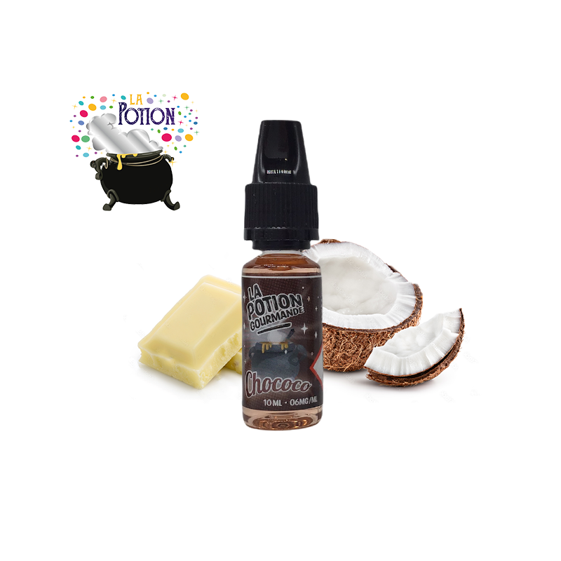 Chococo La Potion, chocolat blanc, noix de coco