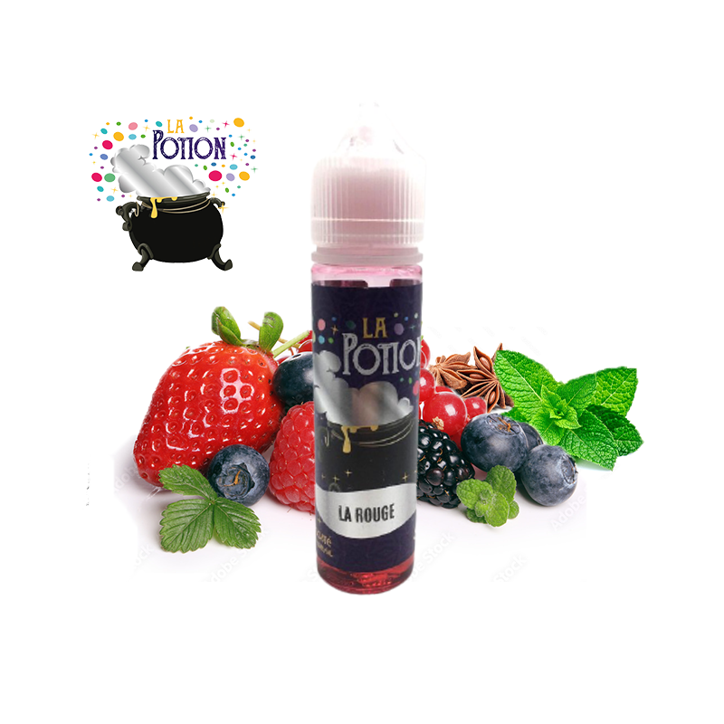 La rouge La Potion, fruit rouge, anis, menthol