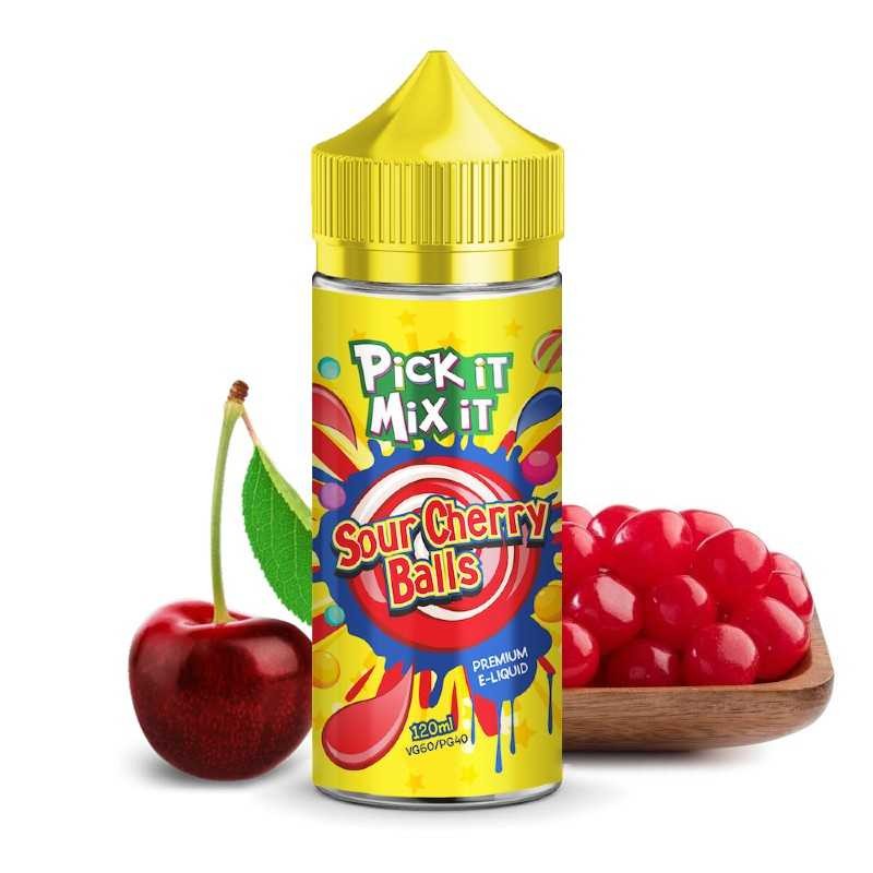 Sour cherry balls 100ml - Pick it mix it 100ml